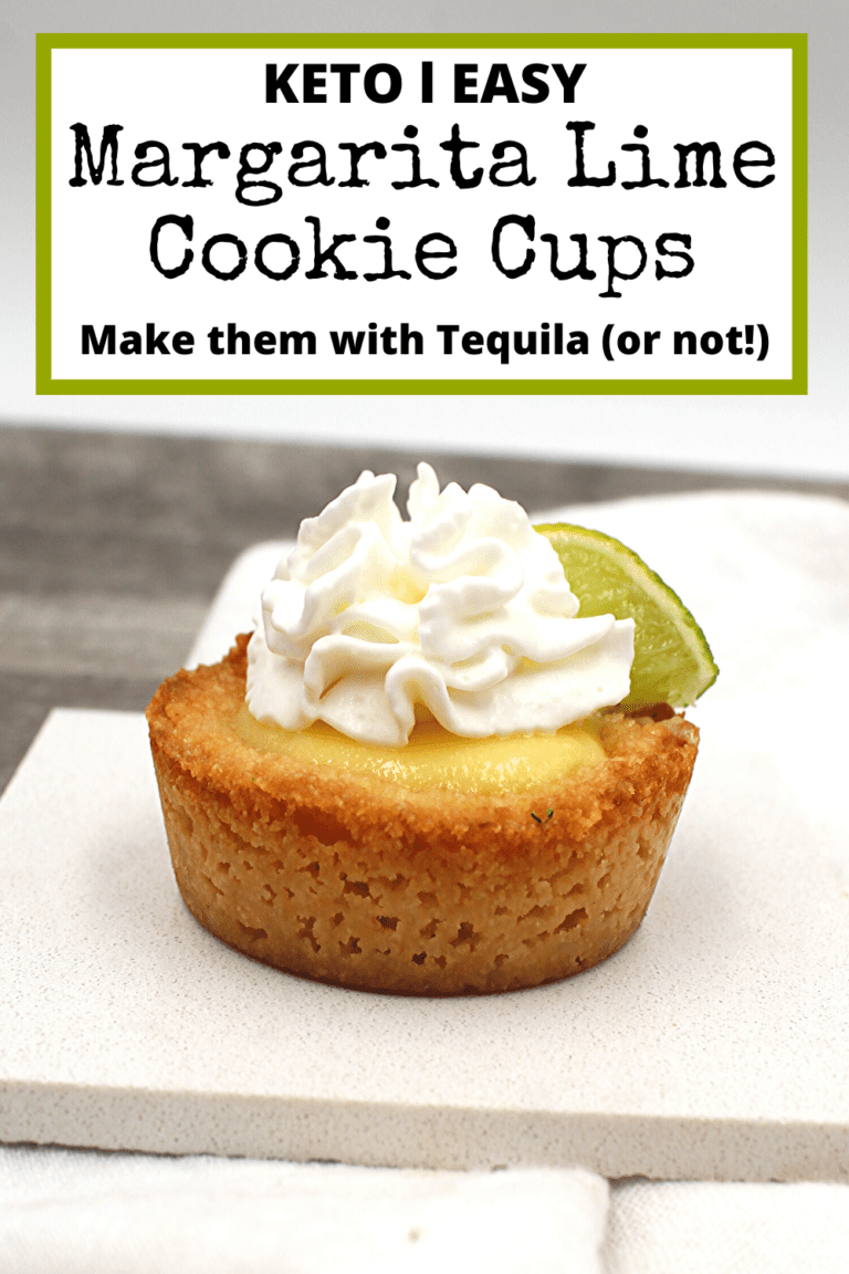 Whipped topping adorn these cute little margarita filled cookie cups