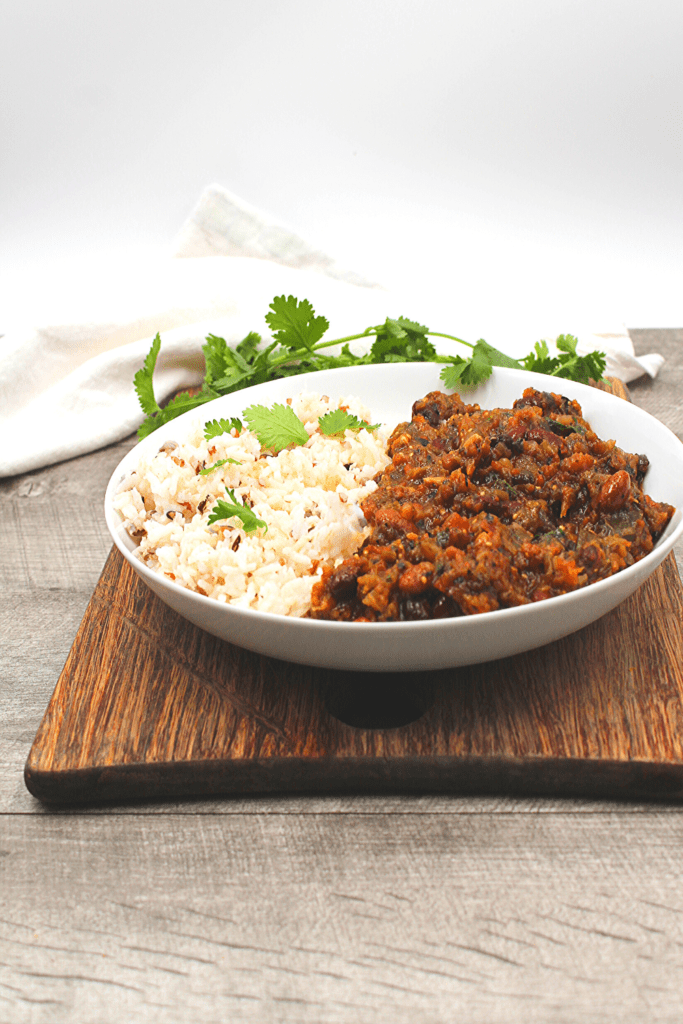 This chili verde is easy to customize by simply adding cooked beans after the chili is done.
