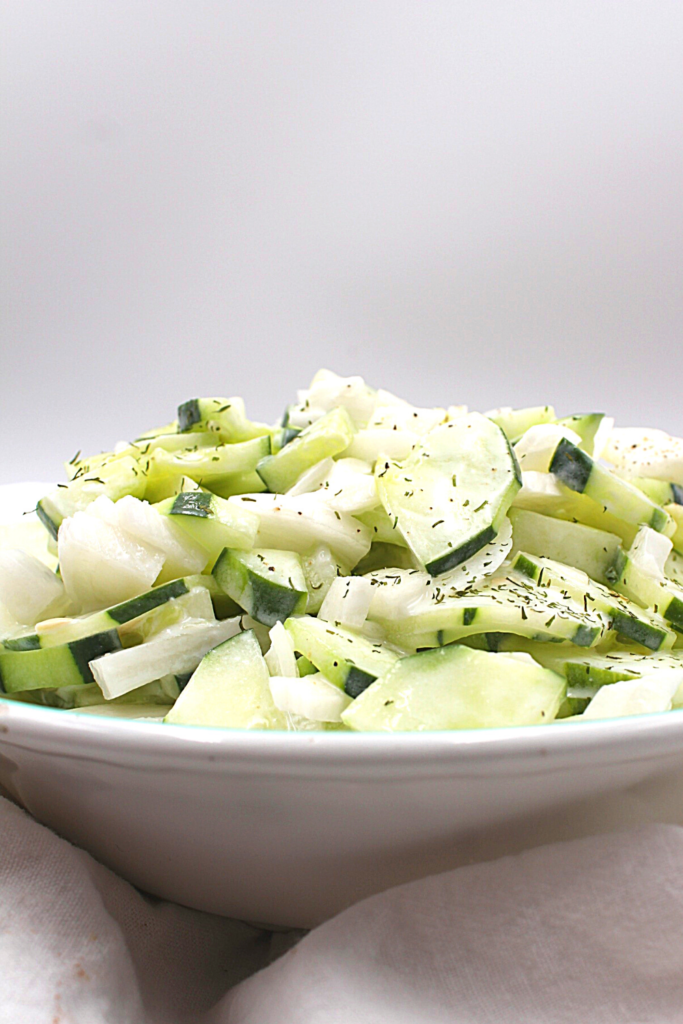 Simple refreshing summer low carb salad