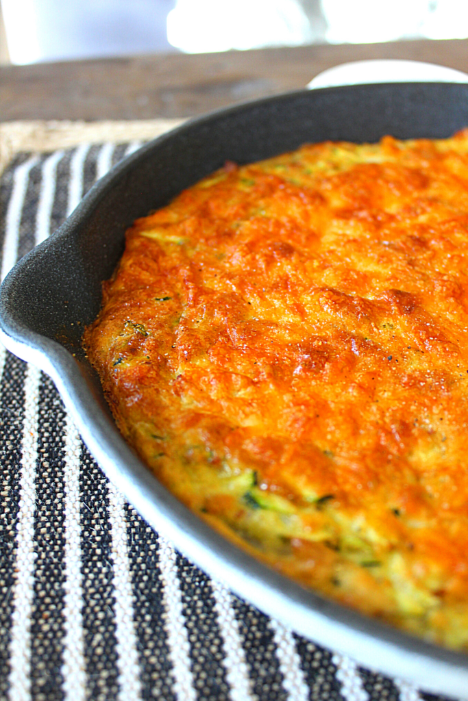 Delicious KEto Crustless Zucchini i Pie