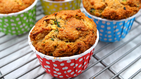 The perfect zucchini muffin