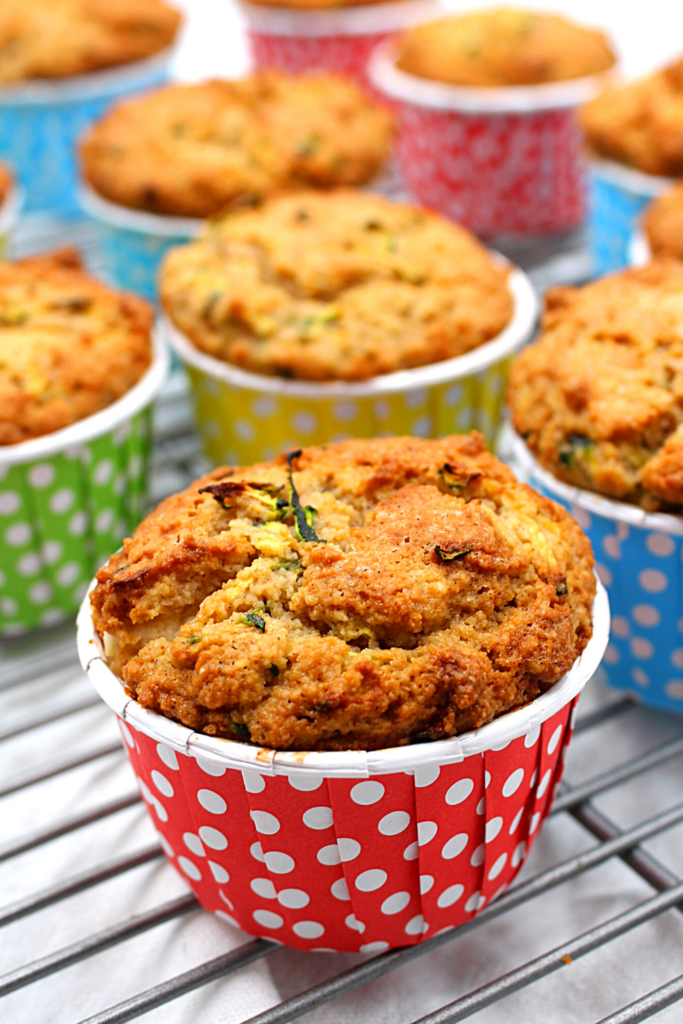 Keto Zucchini Cream CheeseStuffed Muffins My Crash Test Life