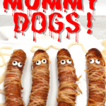 Delicious sausage halloween treat