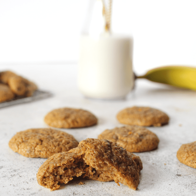 Keto Peanut Butter Banana Cookies Under 50 calories each