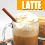 A warm cup of coffee spiked with pumpkin flavour