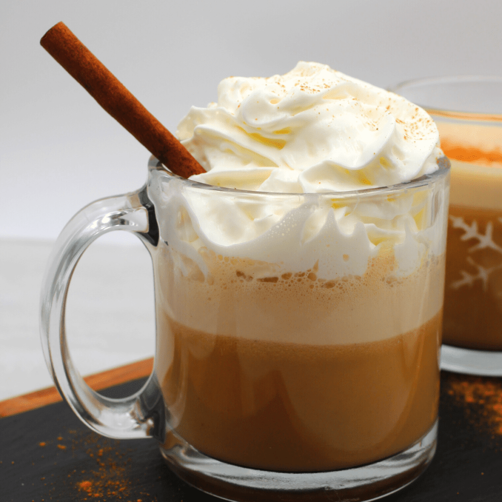 A cup of pumpkin spiced latte