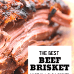 perfectly tender and moist beef brisket