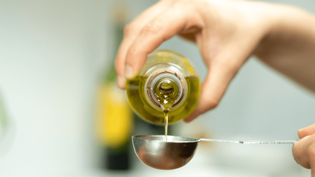 drizzle the winter squash with olive oil