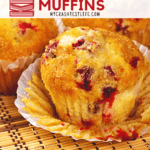 cranberry pistachio muffins