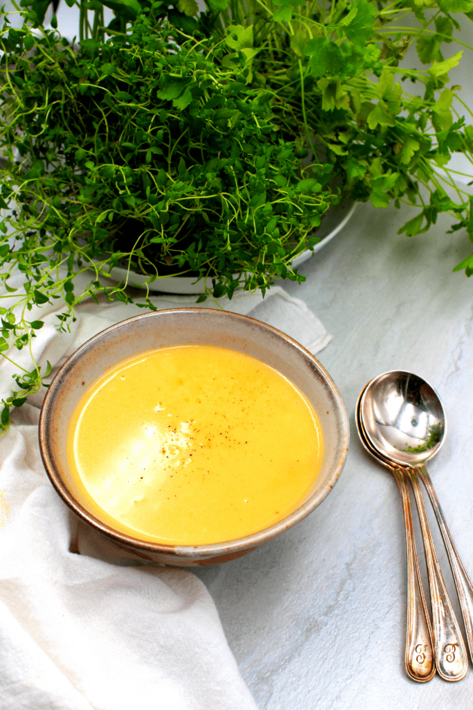 a bowl of creamy mustard dipping sauce