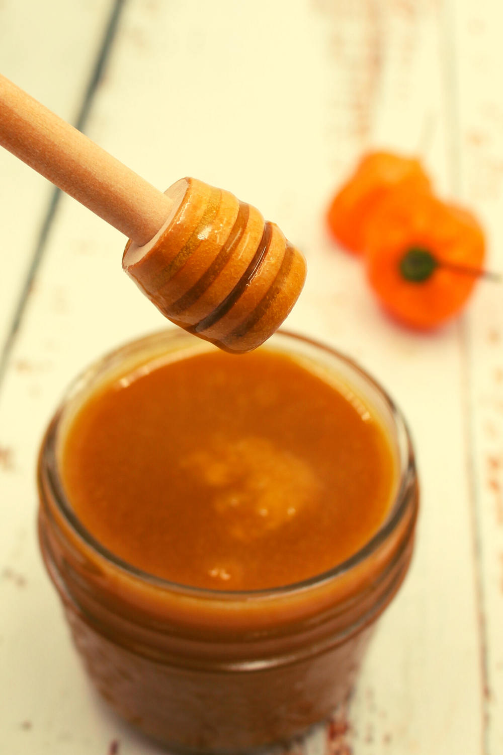 hot honey made from bee pollen