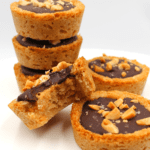 chocolate and peanut butter stuffed cookies