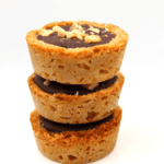 chocolate ganache on cookie cup