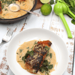 diary-free cream sauce with fish
