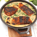 salmon in a cream sauce