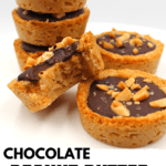 chocolate and peanut butter stuffed cookies