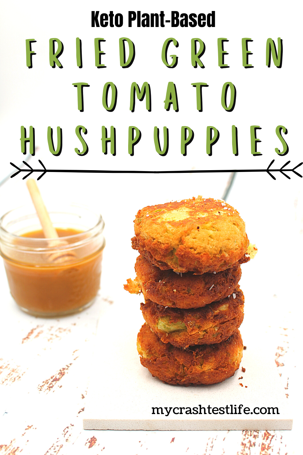 coconut oil is used to fry the fritters