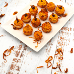 platter of keto fried Deviled Eggs