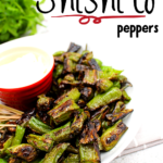 how to roast peppers in a skillet