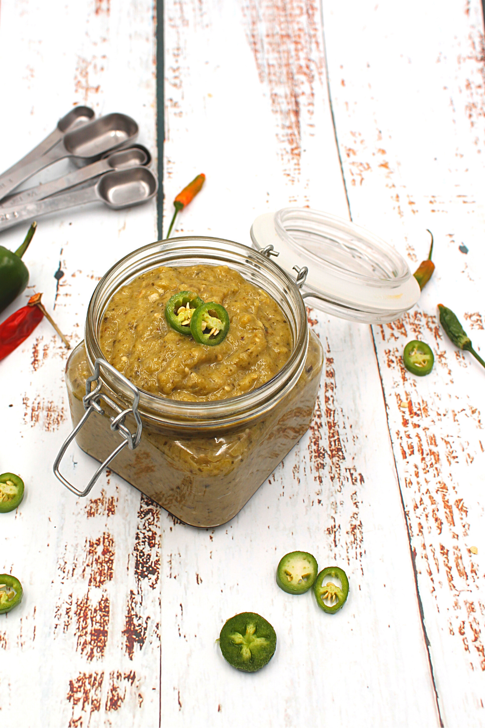 jar of green enchilada sauce
