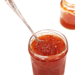 a jar of homemade sugar-free and low carb jam