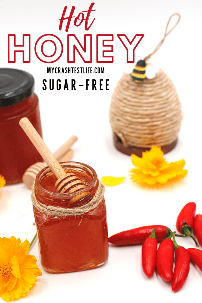 allulose, water, honey extract and hot sauce