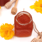 hot sauce and honey make the hot honey