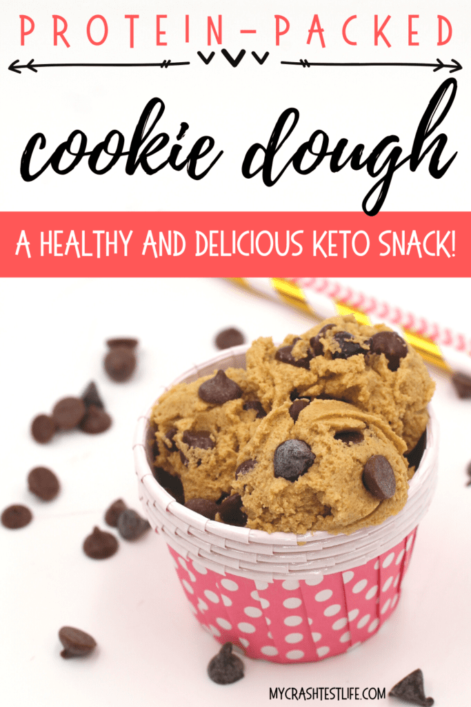 edible cookie dough in a container