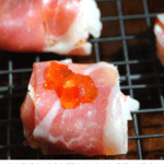 jam on top of shrimp