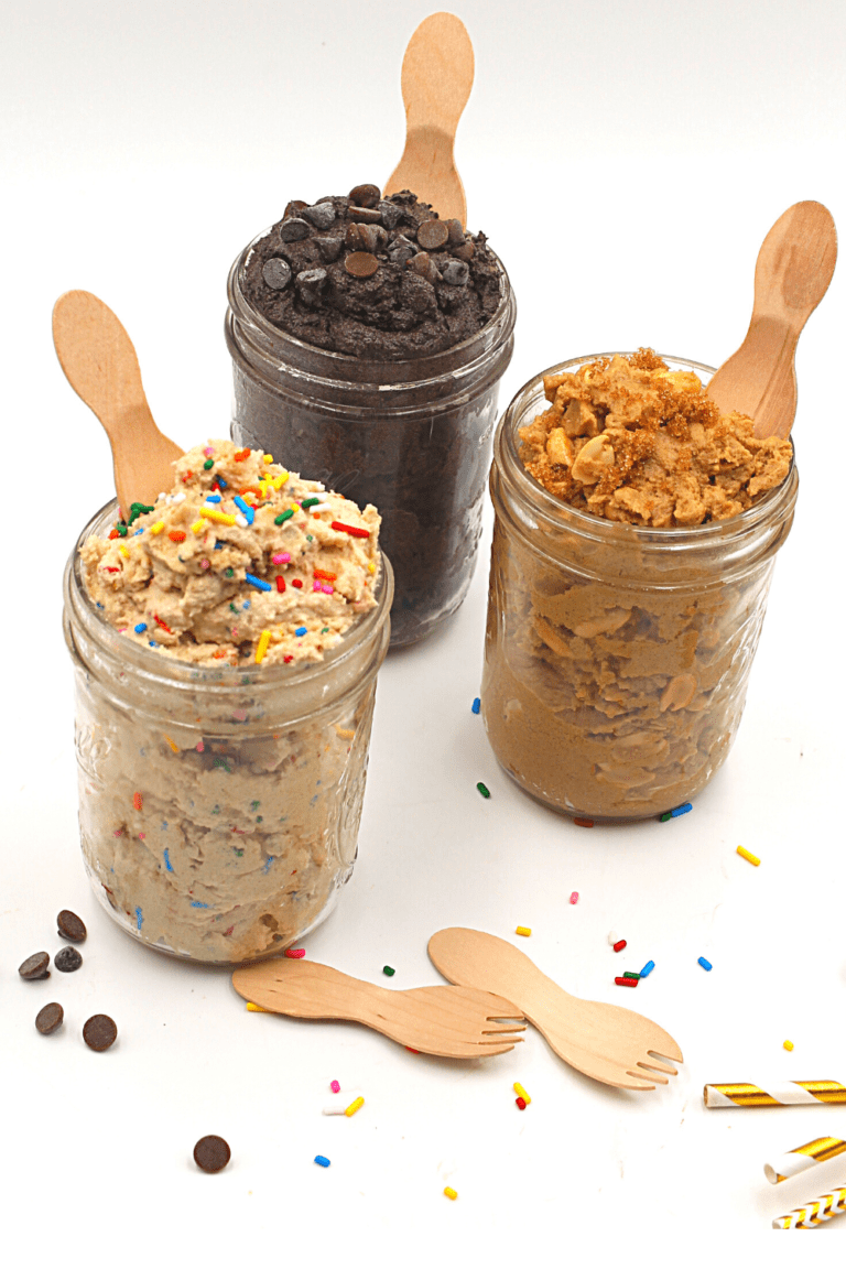 easy keto cookie dough in jars
