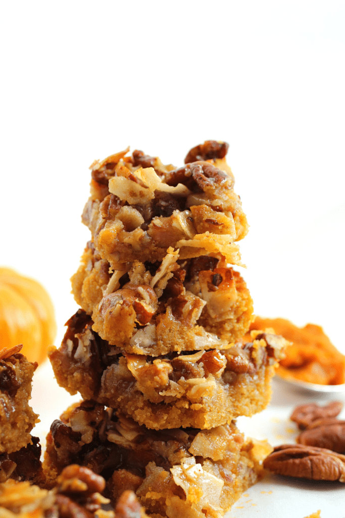 pumpkin spice layer bars