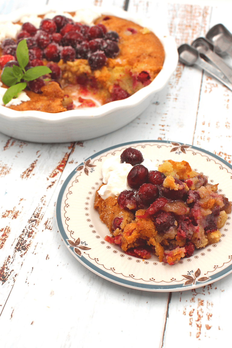 Easy Keto Cranberry Pie Dessert Perfect for Leftover Cranberries