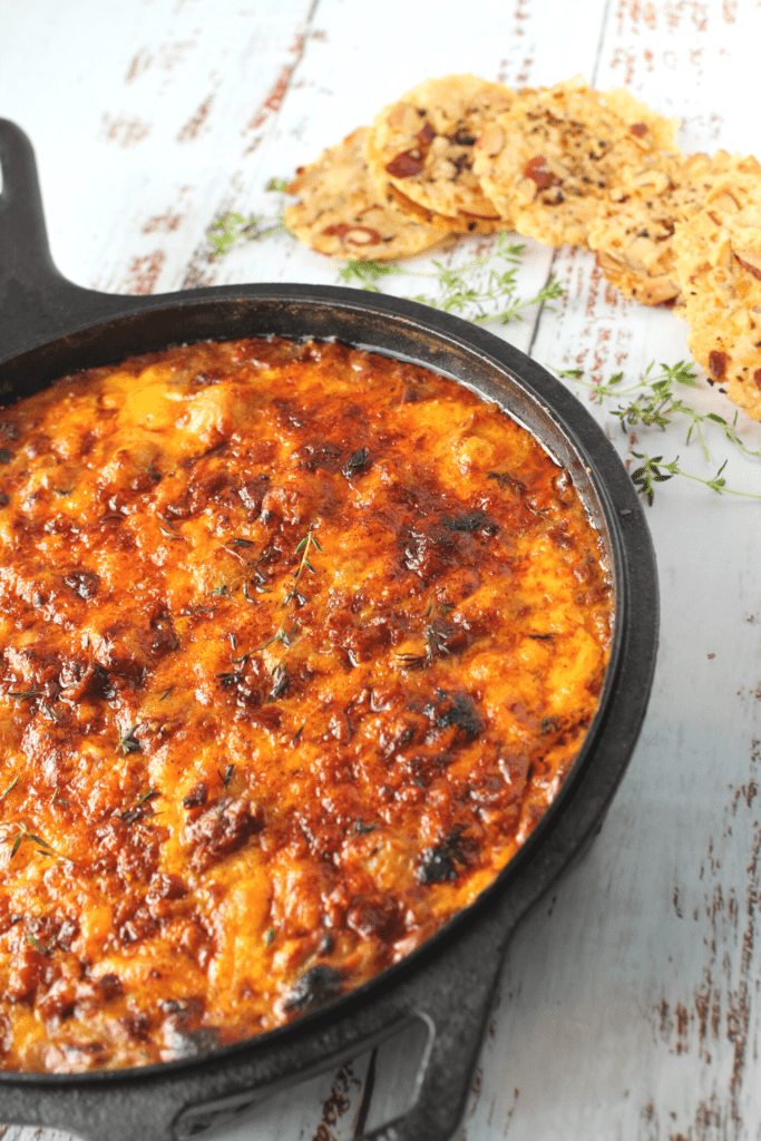 bay scallops in a cheese sauce