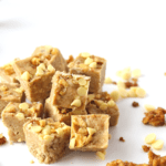 stacks of white chocolate fudge
