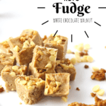 fudge cut into large chunks