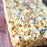 Low Carb Rice Krispy Treats from a pan