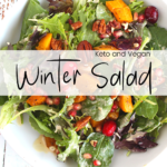 easy healthy salad that is keto and plant-based