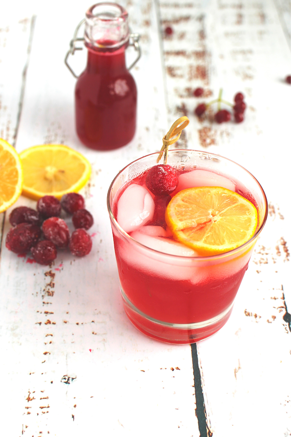 SugarFree Cranberry Whiskey Sour KetoFriendly Cocktail