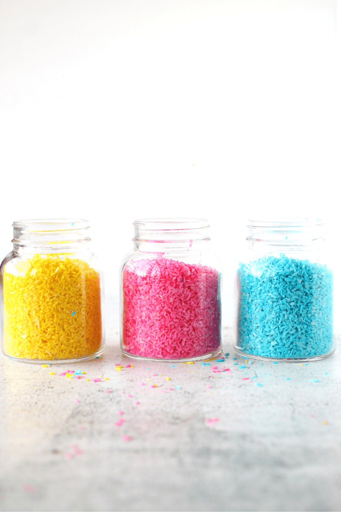 gluten-free sprinkles in a jar