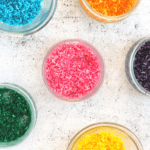 heatlhy homemade sprinkle using natural food dye