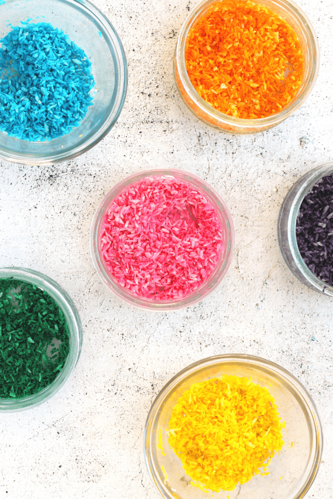 heatlhy homemade sprinkle using natural food dye
