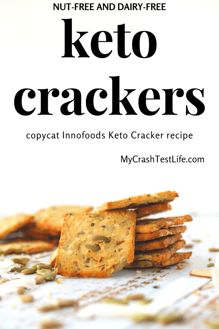 Keto Crackers NutFree and DairyFree Copycat Innofoods Keto Crackers
