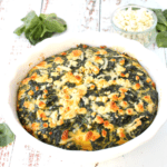easy keto spinach souffle