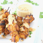 sugar-free peanut dipping sauce for keto skewers