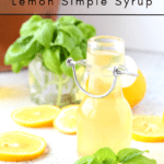 keto simple syrup in a jar
