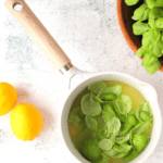 sugar-free lemon simple syrup for keto cocktails