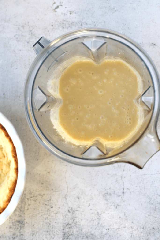 easy keto blender dessert recipe with keto pie filling