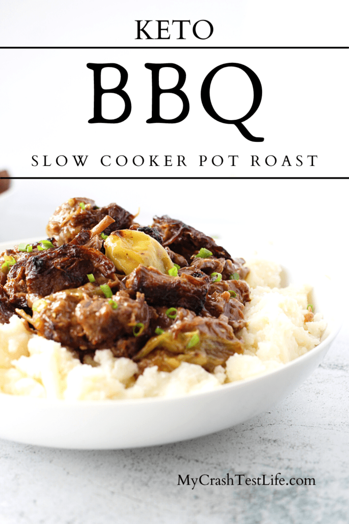 the BEST keto slow cooker BBQ pot roast
