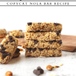 coconut chocolate chip bars that taste just like perfect keto nola bars