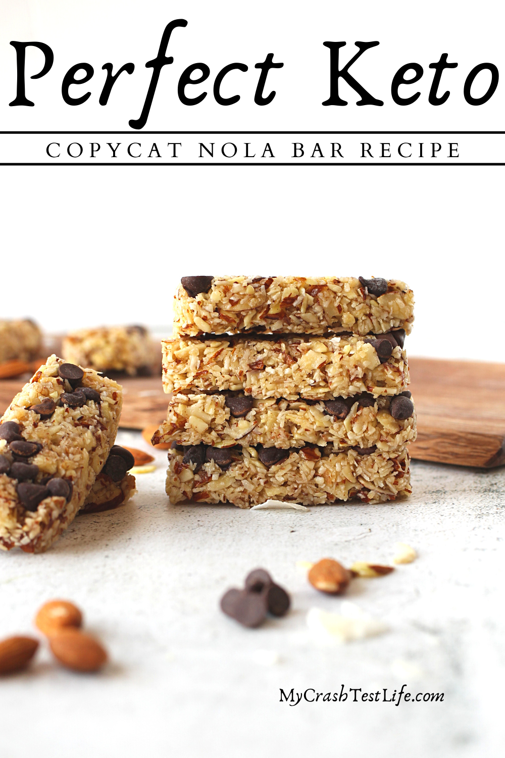 coconut chocolate chip bars that taste just like perfect keto nola bars